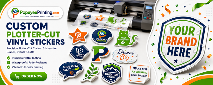 Custom Vinyl & Die-Cut Stickers Bahrain | Popeyee Printing