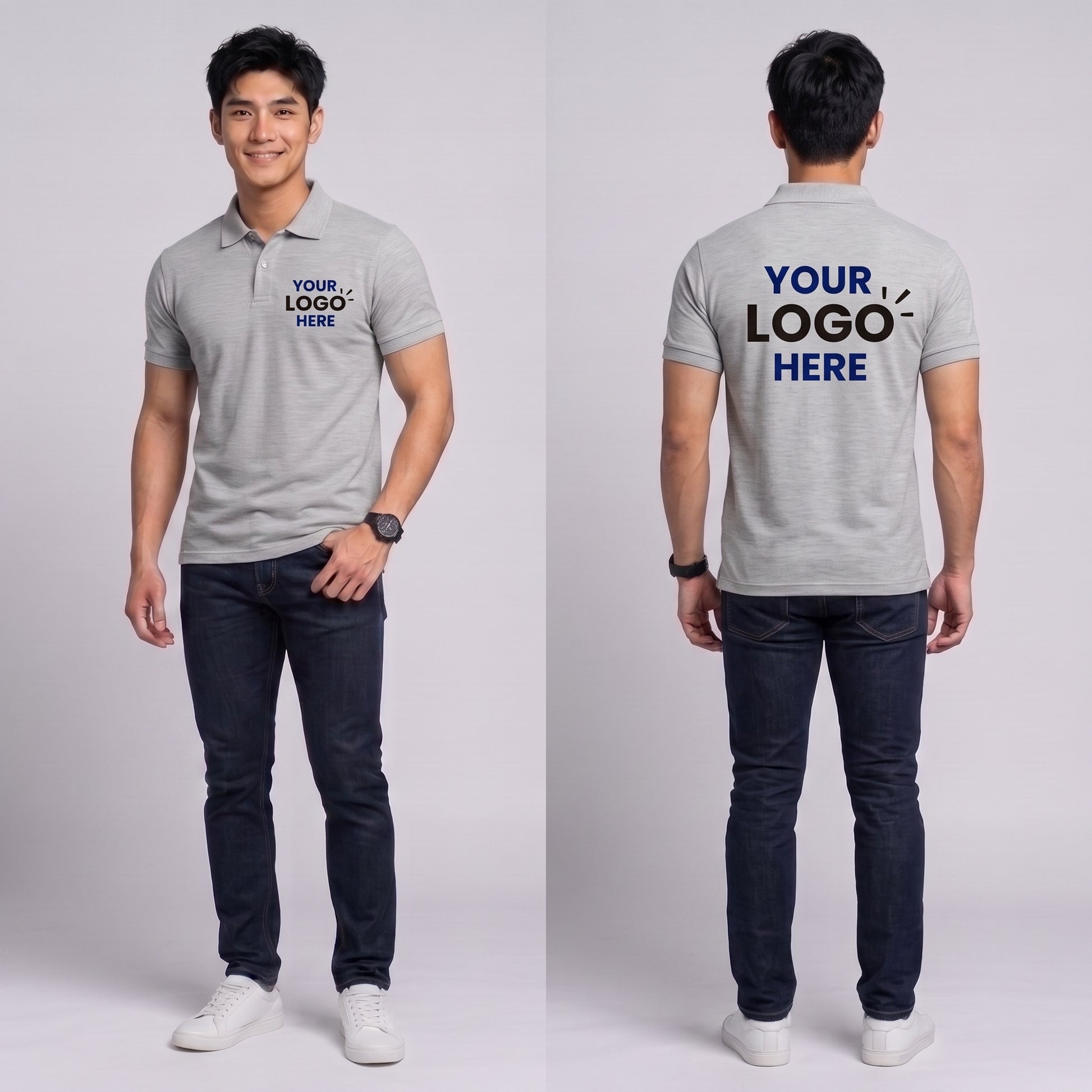 Custom logo T-shirt printing Bahrain corporate uniforms